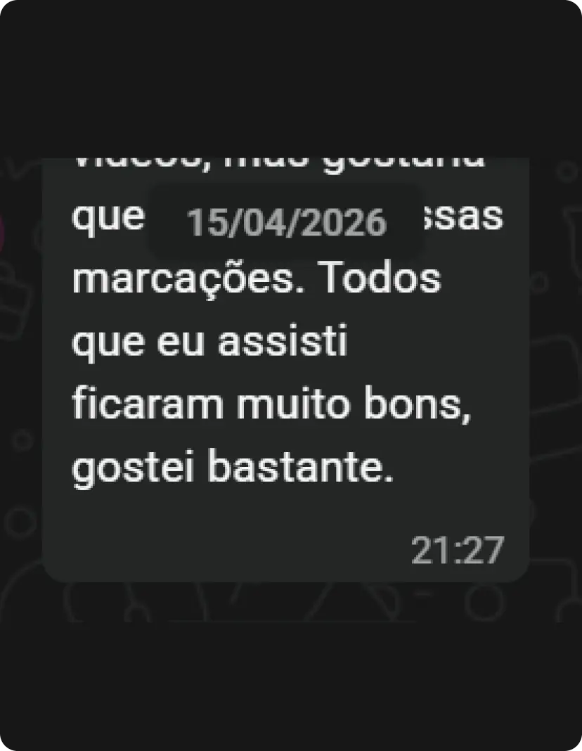 Depoimento de cliente TV Vet